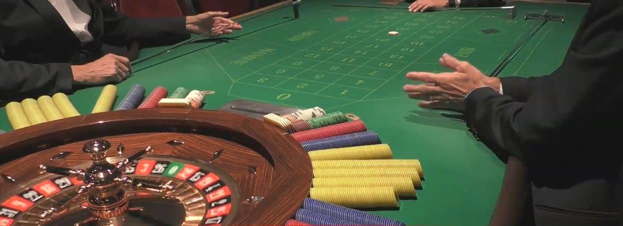 Roulette in einem Casino