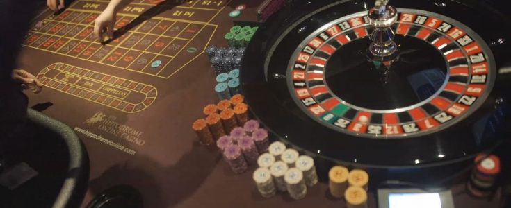 Pferderennbahn-Casino-Roulette