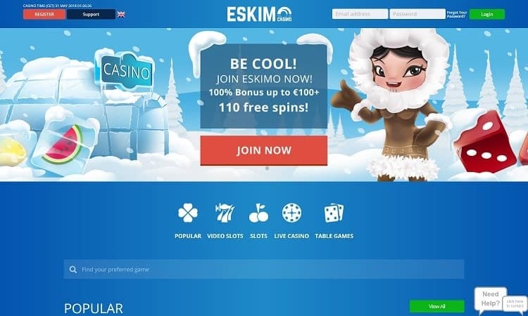 Eskimo-Casino-Erlebnis