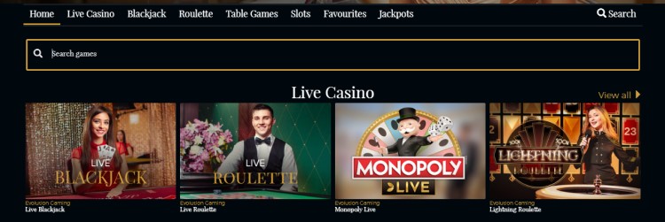 Benutzerfreundlichkeit von Premier Live Casino