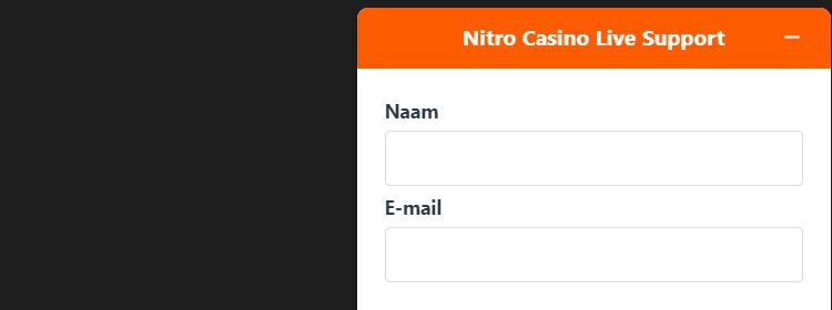 Kundenservice von Nitro Casino