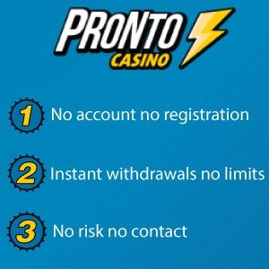 Pronto Casino Bonusvorteile