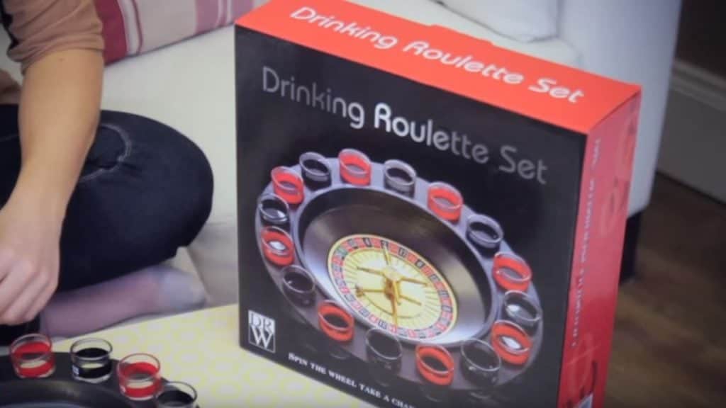 Roulette-Spiel in der Box trinken